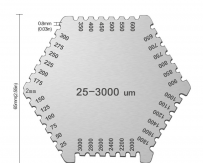 六边梳式湿膜厚度规 Hexagonal comb wet film thickness gauge