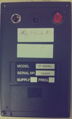 超声波强度仪背面